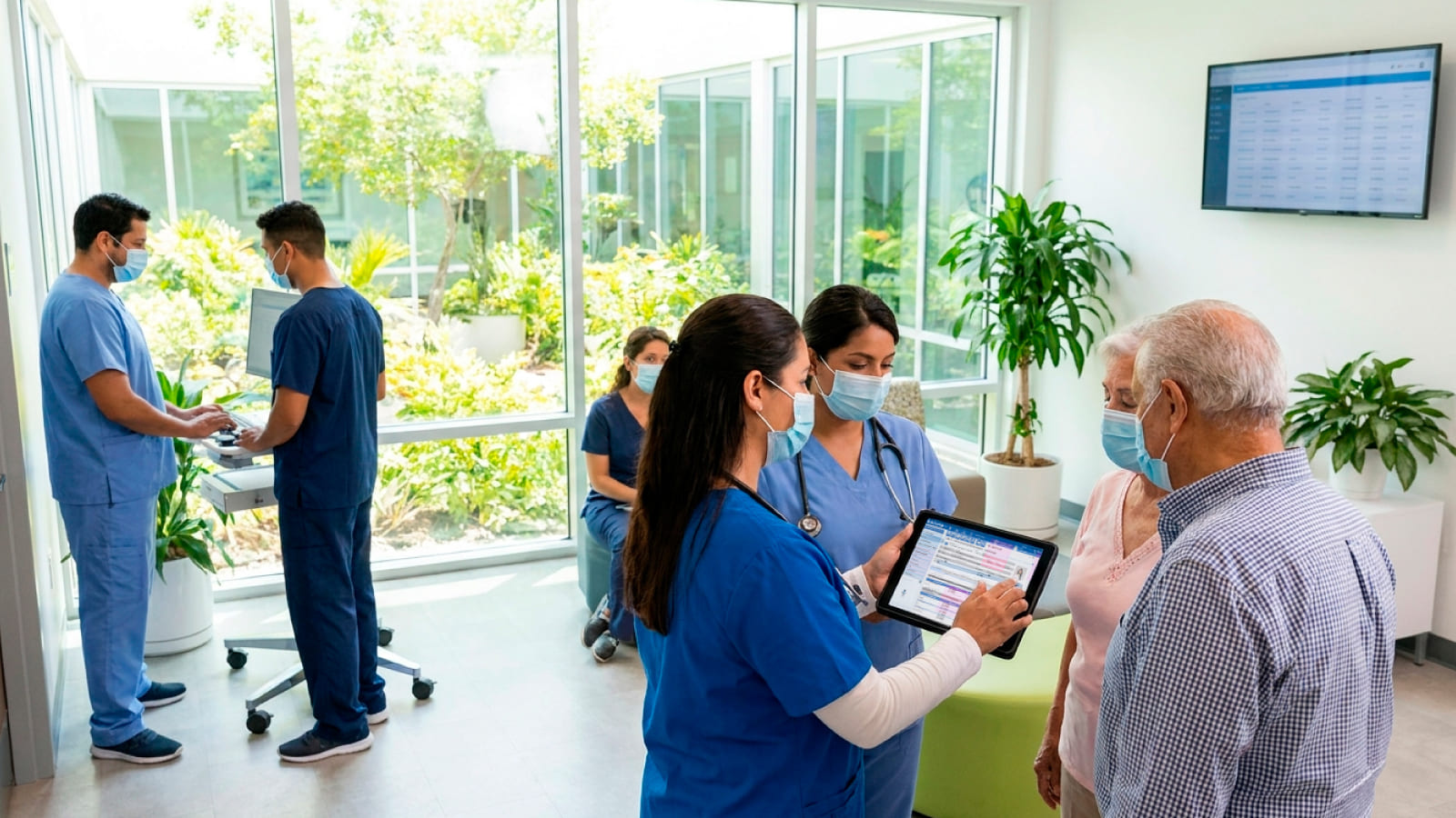 Proceso de salud digital que reduce el uso de papel