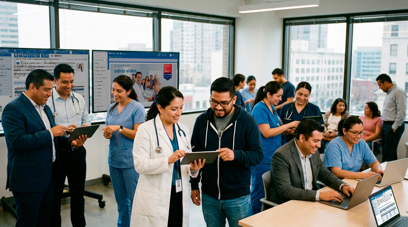 Profesionales e instituciones colaborando para transformar la salud