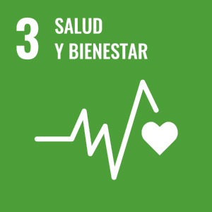 Emblema del Objetivo de Desarrollo Sostenible 3: Salud y bienestar